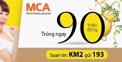 Cơ hội trúng lớn khi đăng ký dịch vụ MCA của Viettel